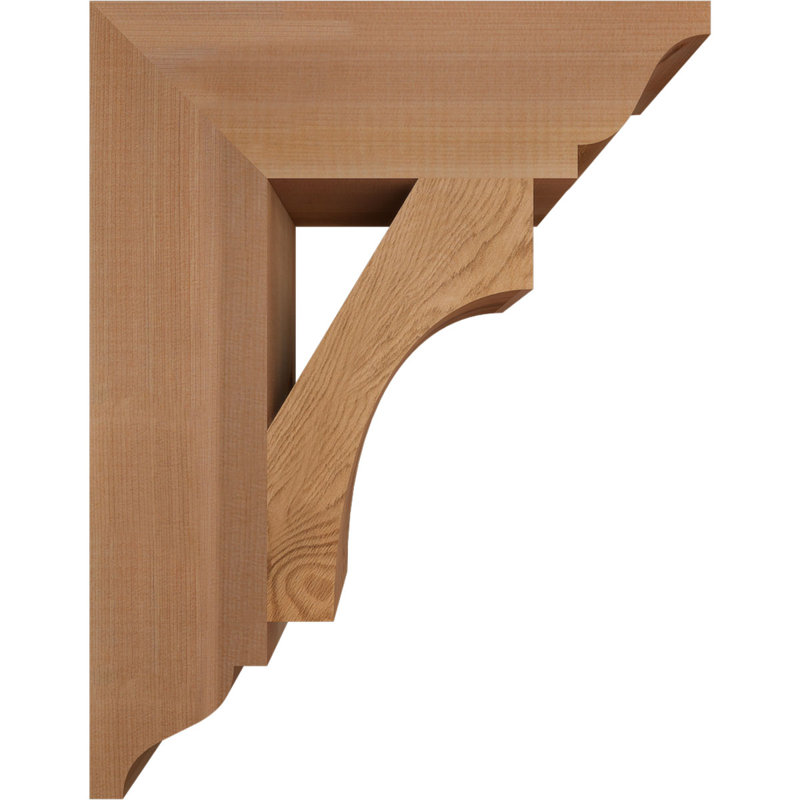 Support traditionnel Westlake, Cèdre rouge de l'Ouest, Lisse, H 18 po x l 3,5 po x P 14 po