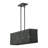 Arsdale 3 Light Black Medium Linear Chandelier