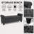 Bridgemon Fabric Upholstered Storage Bench-422585768