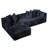 107.9-inch Cloud Modular Sectional Sofa Couch with L-Shape Chaise-547949759-547949756-547949696