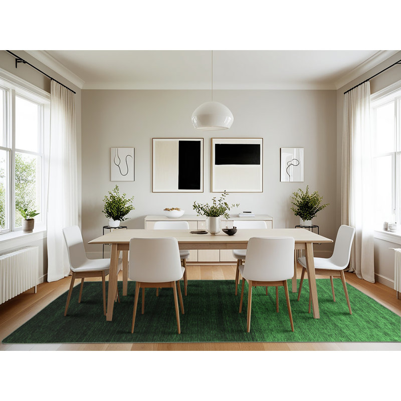 Washable Abstract Indoor Rug, Rectangle 7' x 10'