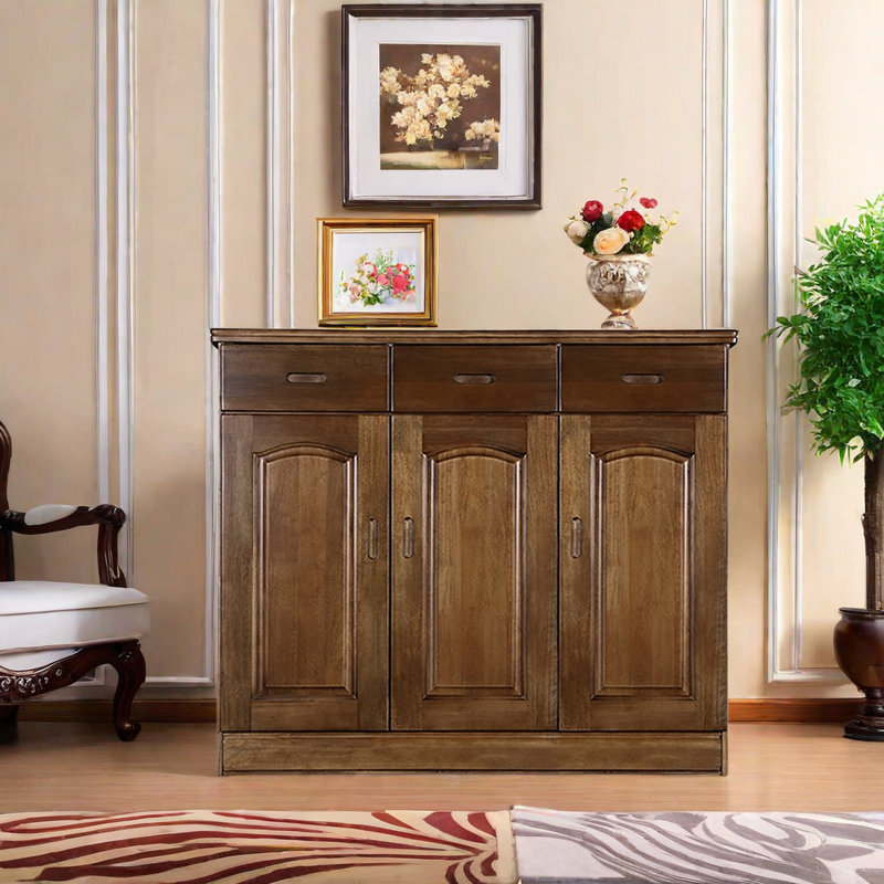 Vintage shoe cabinet 20 - Pair Solid Wood Shoe Storage Cabinet