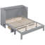Lit escamotable double avec grands tiroirs de rangement - Lit mural pliable pour petits appartements ou chambres d'amis-1089987344-1089987351