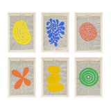 Botanicals Set Of 6 Print by Michela Sorrentino