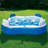 Inflatable 88-in x 88-in x 26-in Deep Pool with Cover