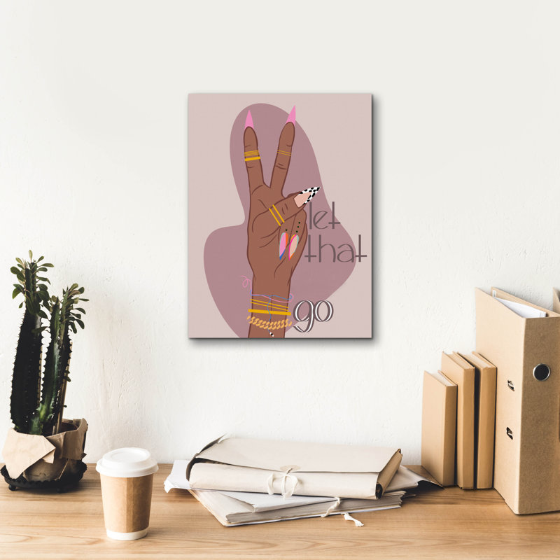  «Peace Sign Go» par Marlee Ash, art mural sur toile, 12 po x 16 po