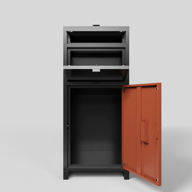 Floor Standing Parcel Compartment - Safe And Weather- Drop Box For Porch With Function