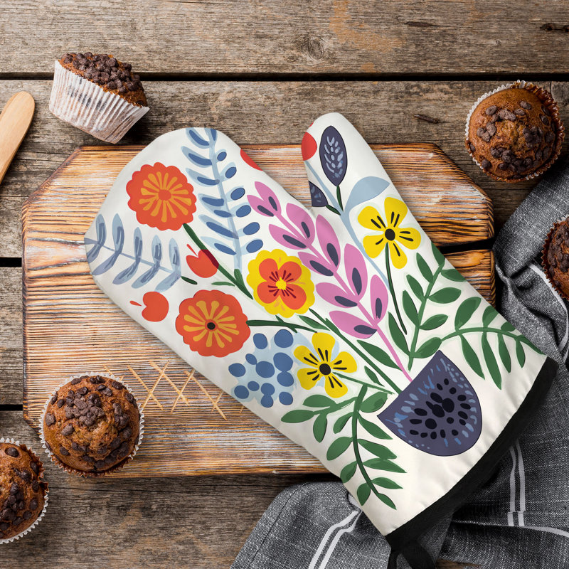 Deep Sea Oven Mitt Cotton Twill