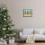 «Christmas Cool Pineapples», art mural encadré flottant doré par Paul Brent-29697739-29697734