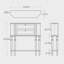 French simple living room accent cabinet.