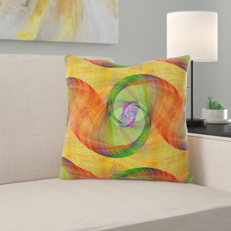 Coussin décoratif à tourbillon, Intérieur