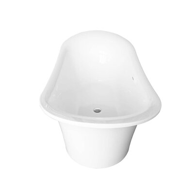 Campbell 71"" x 32"" Freestanding Soaking Acrylic Bathtub -  Chevington, CHBP1071COM