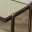 Peninsula Metal & Glass Side Table-580586924