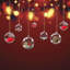 8cm Solid Colour Glass Bauble