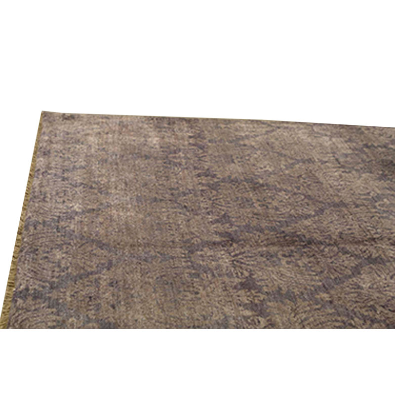 Geometric Area Rug in Brown