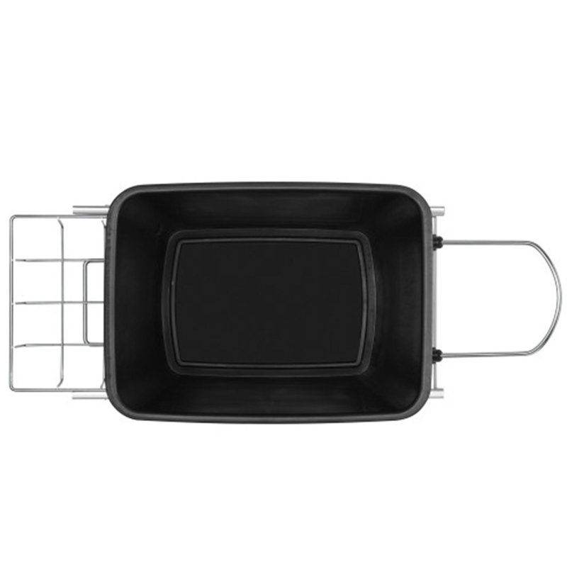 Rev-A-Shelf Pull Out Trash Can 35 Qt for Kitchen Cabinets, Black