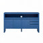 Console 60 po avec 3 tiroirs et tablette ouverte-519656754