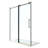 Kathey 48" W x 36" D Corner Semi-Framed Shower Enclosure