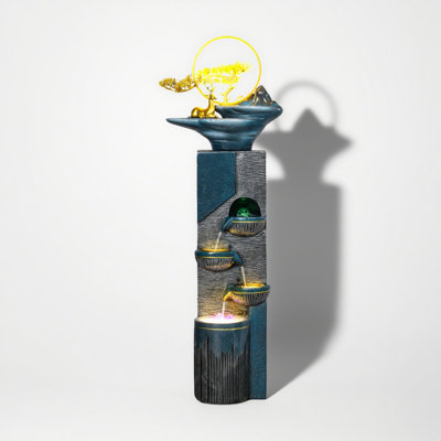 European-Style FRP Artistic Flowing Water Ornament