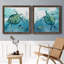 «Delray Sea Turtle I», ensemble de 2 peintures sur toile encadrées-925054335-925054278