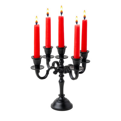 Arm Baby Candelabra 8 Inch Taper Candle Holders Gothic Decorations Candlesticks Holder Home Decor Wedding Parties Centerpiece For Dining Table