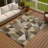 Machine Washable Indoor/Outdoor Jourdan ACN2373 Geometric Rug-1766986124