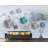 Dandelion Flower Abstract Dark Floral Removable Wallpaper-130776091-130776094