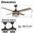 Strasser 52'' Ceiling Fan with Light Kit