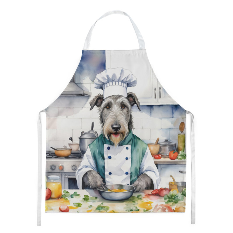 Lévrier irlandais, tablier The Chef
