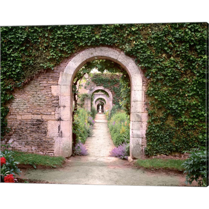 Banc de jardin n ° 3 par Alan Blaustein - Photographie sur toile tendue