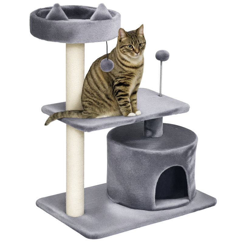 81cm H Cat Tree, Grey