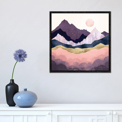 Mauve Mist 1 Piece Wall Art on Canvas