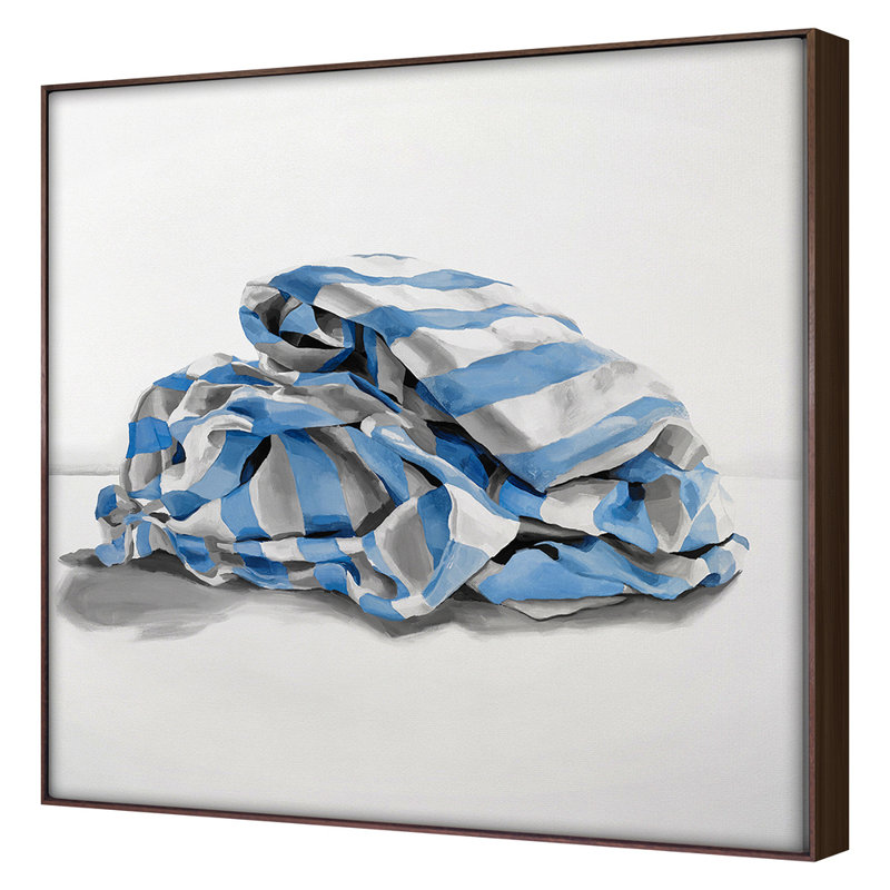 Wet Blanket 1 Print by Altamura, Stefano, Walnut Framed, 30" H x 30" W
