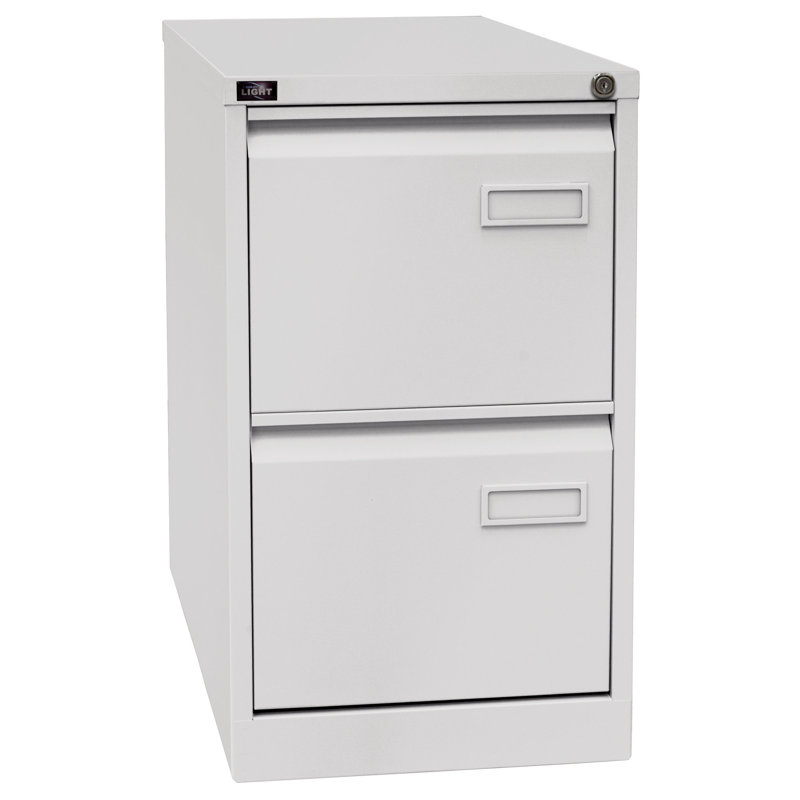 Light 41.3cm Wide 2 -Drawer File Cabinet, White