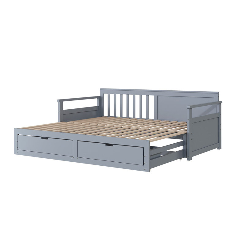 Rovario Upholstered Daybed, Grey