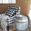 Table d'appoint cylindrique 22,5 x 22,5 x 26 po