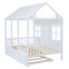 Lit avec couchette et cadre en bois Juniper House-125891678