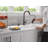 Hazelwood Pull Down Sprayer Kitchen Sink Faucet with Matching Soap Dispenser-86678067