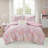 Metallic Printed   Comforter Set with Throw Pillow-130427501