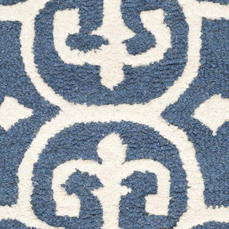 Knott Wool Hand Woven Area Rug, Rectangle 91 x 152cm