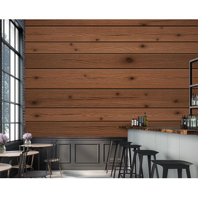 Peel and Stick Wallpaper Wood planks Wall Murals 69"H x 96"W Removable PVC Wall Paper Self-Adhesive Wall Decor for Bedroom Living Room Home Office