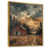 Toile avec cadre flottant or