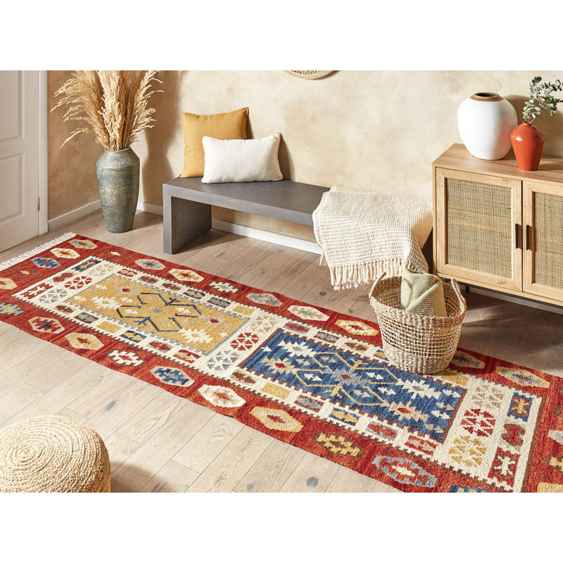 Northshire Wool Hand Woven Kilim, Runner 80 x 300cm