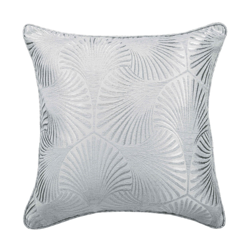 Anurudh Floral Square Cushion, Grey