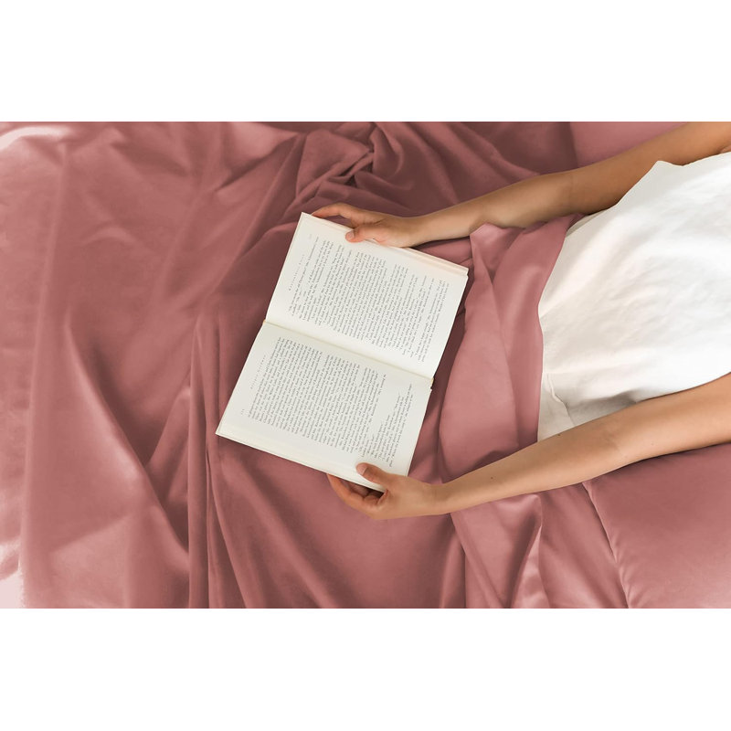 Premium Cooling, Soft & Wrinkle Free Sheet Set - Ultra Soft & Premium Hotel Luxury Bed Sheet Set, Clay