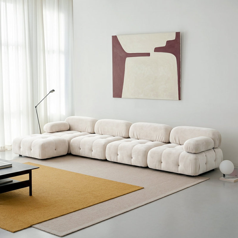 Sofa, 4-seater 380cm, Velvet