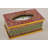 Hand-Painted Wooden Tissue Box Cover - 10" Floral Lacquer Art Dispenser - Traditional Indian Home Décor