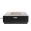 Foyer carré en fer 40 po - brun + doré, l 39 po x P 13,22 po, 64,77 lb, foyer d'extérieur avec touche dorée, 39 po x 39 po x 13,22 po, caractéristique de qualité