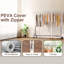 Adjustable Rolling Clothing Rack