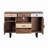 Versatile Rustic Kitchen Island for Storage and Functionality